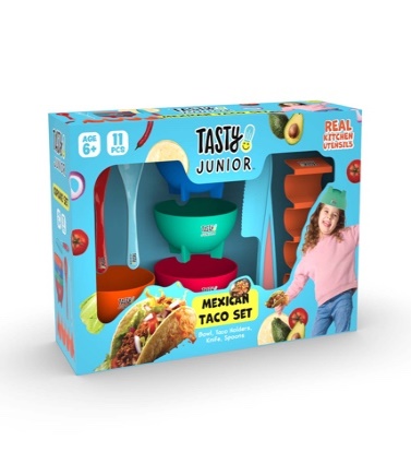 Kids real tools Mexican taco set