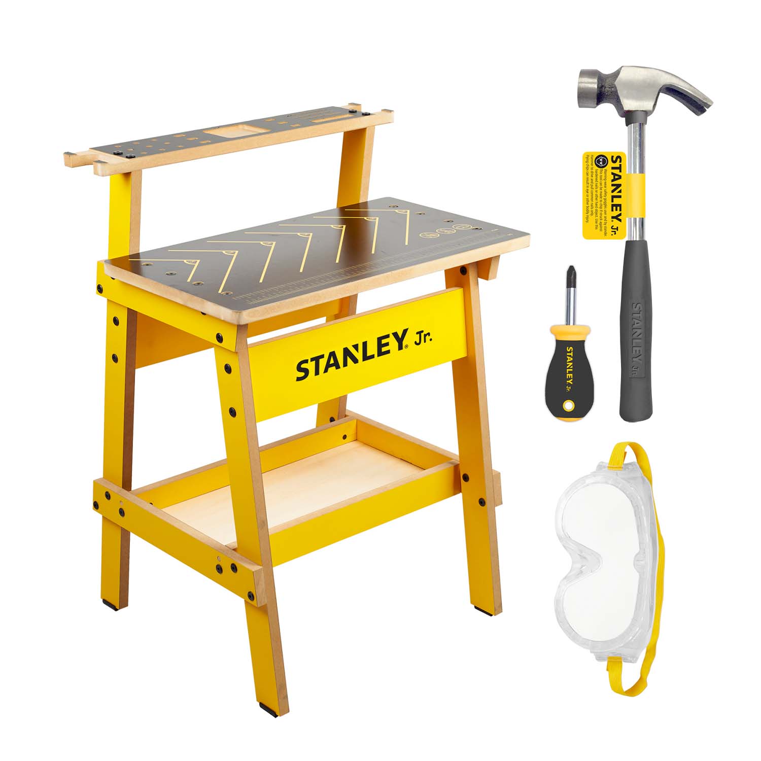 Kid's Work Bench & 3 Piece Toolset