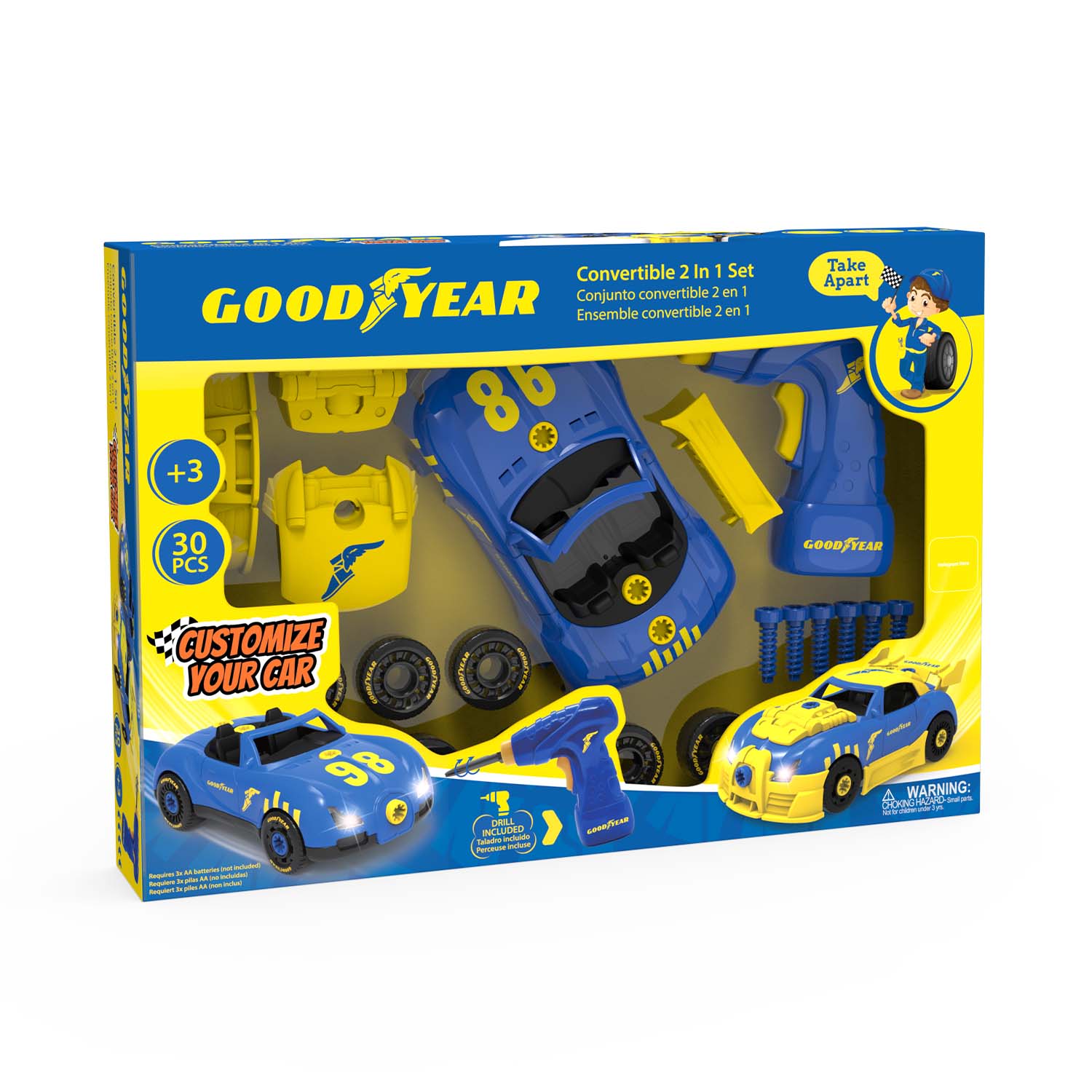Racer car 2 in 1 set