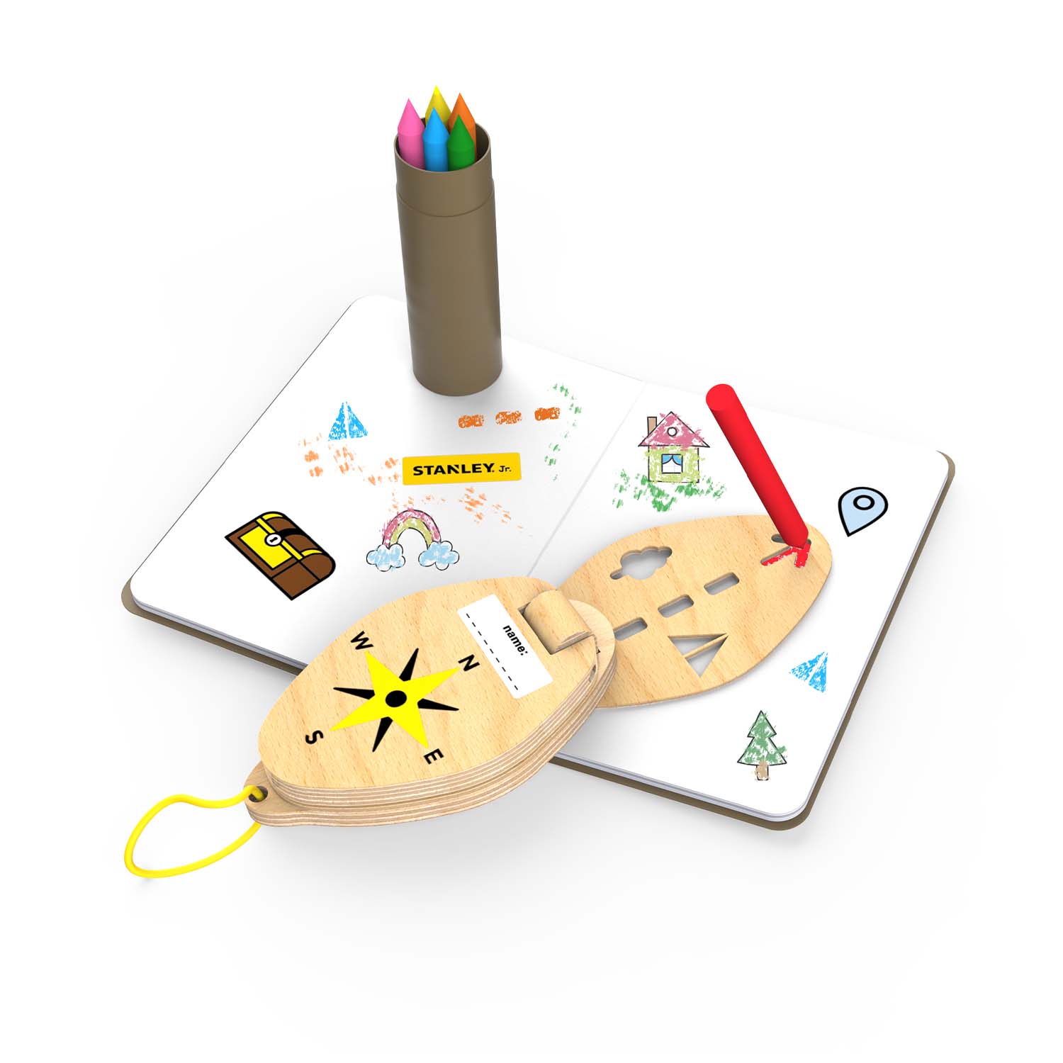 Wood Magnifying Glass Kit