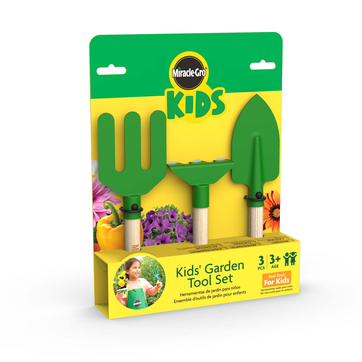 Kids 3 Piece Hand Garden Toolset