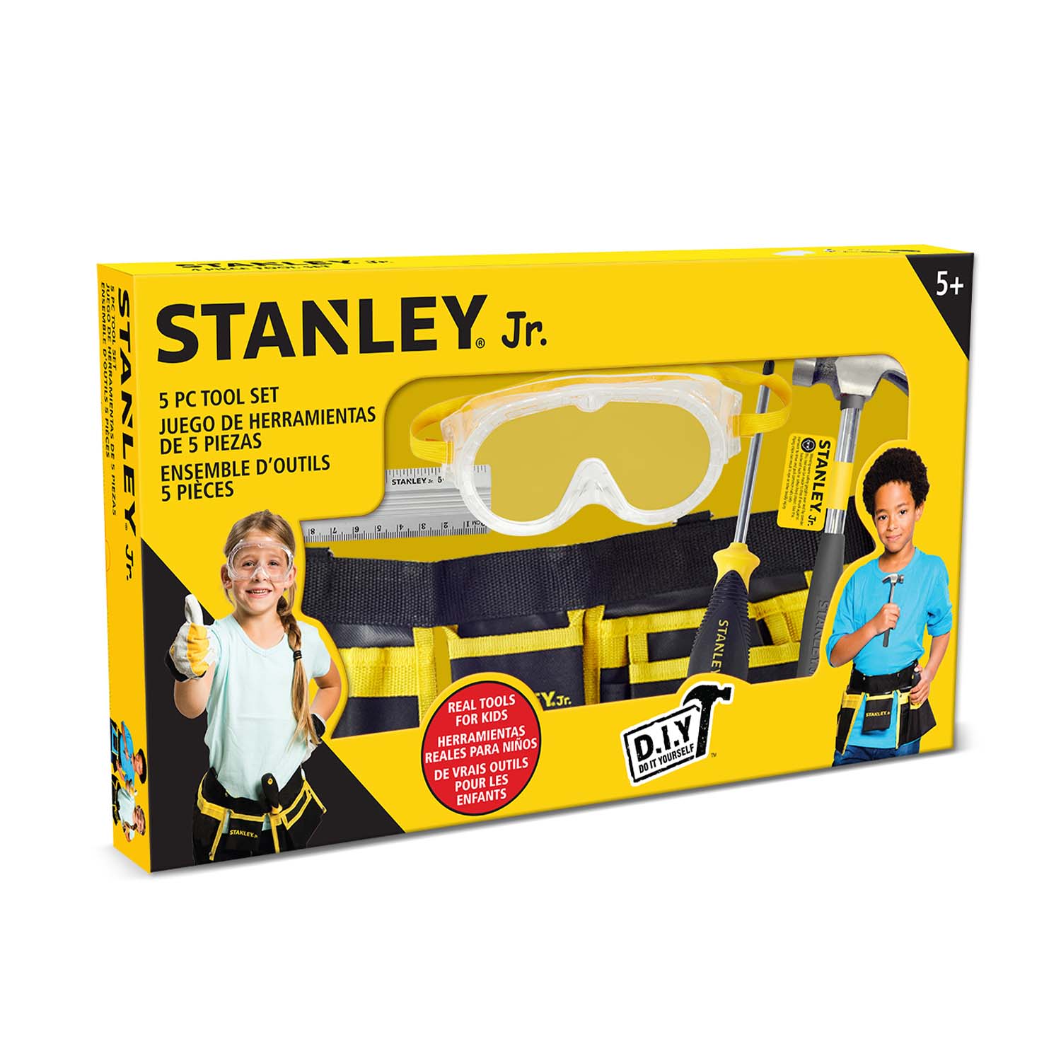 Kids 5 Piece Toolbox Set