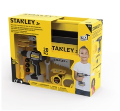 Mega Kids Toolbox & Toy Tool Set with power drill